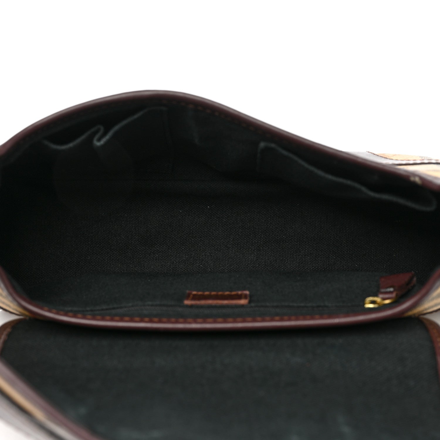 Burberry Haymarket Check Buckle Shoulder Bag Chocolate 4 of 14