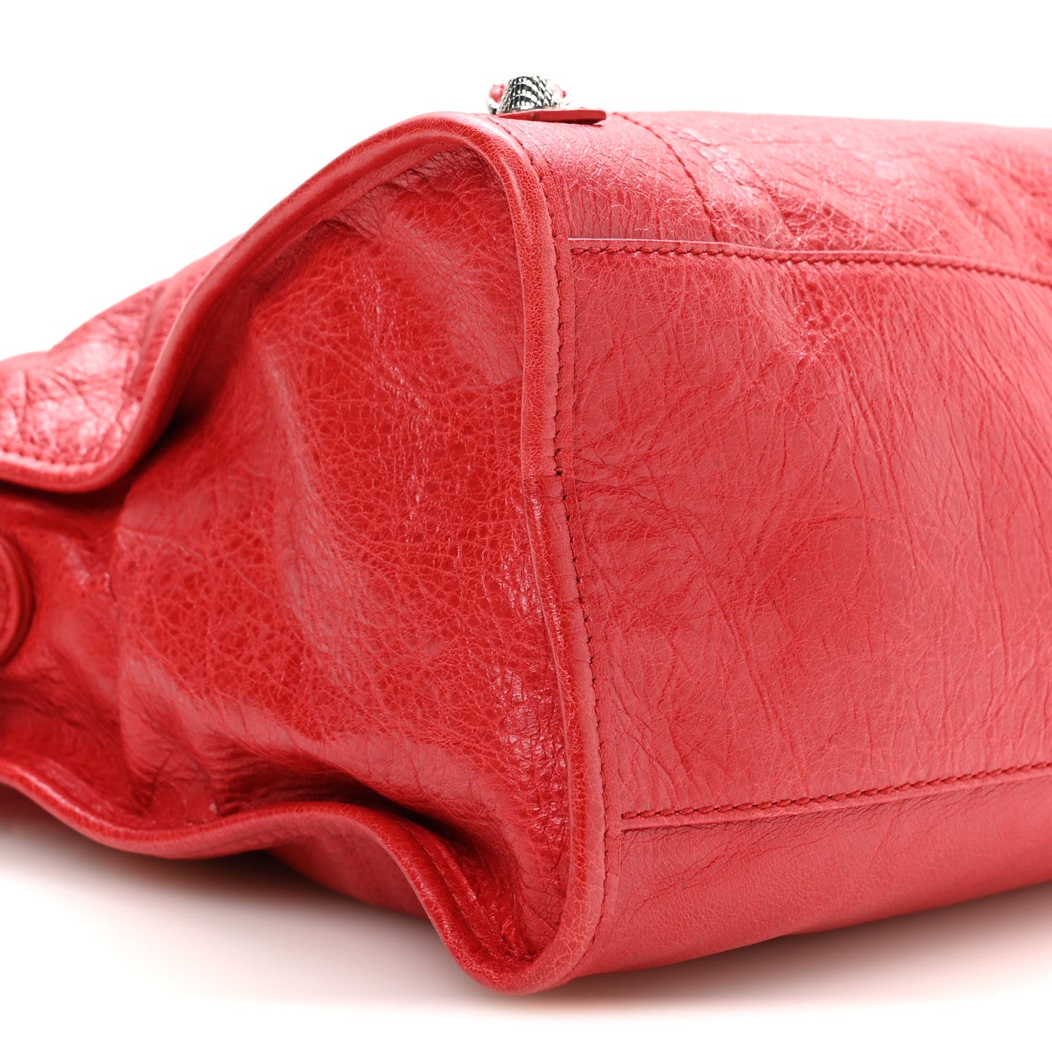 Balenciaga Agneau Giant 12 Silver Hardware City Coquelicot 10 of 11