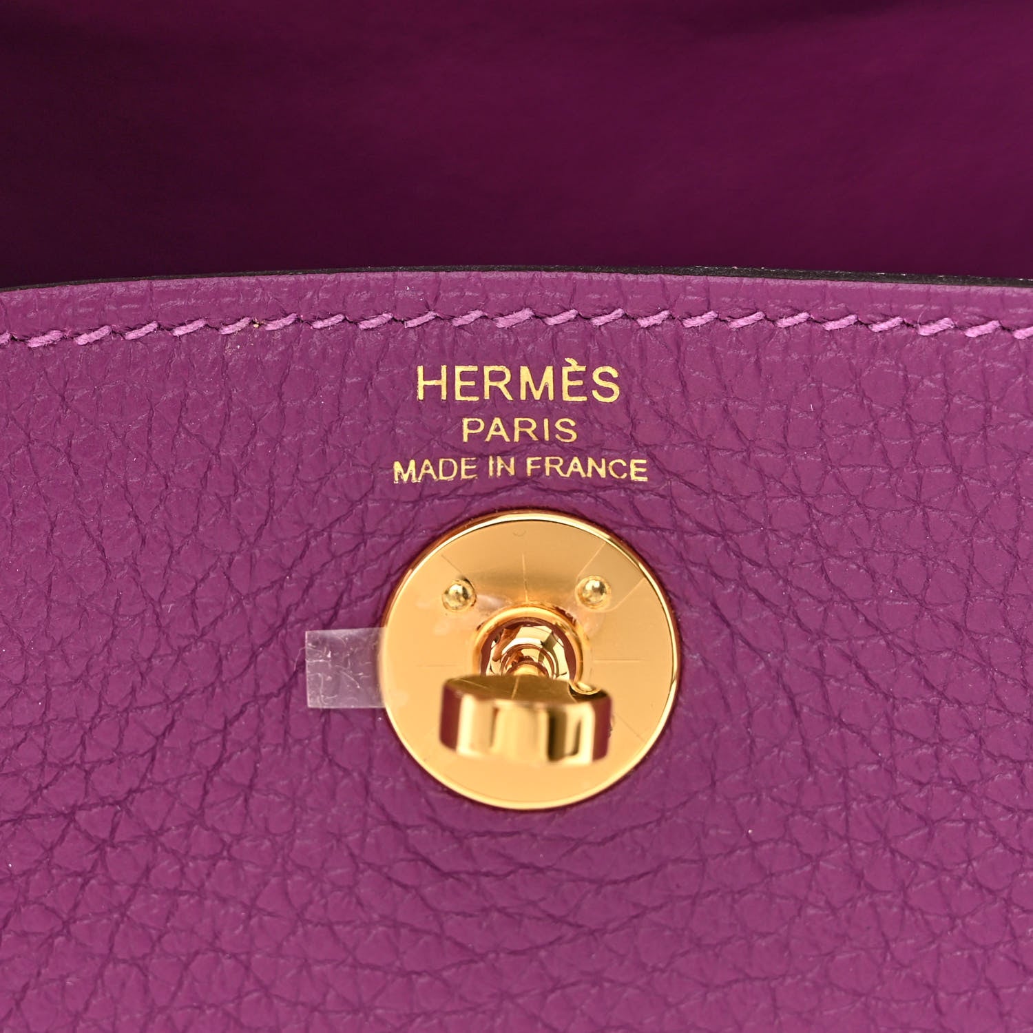 Hermes Taurillon Clemence Mini Lindy 20 Anemone 6 of 11