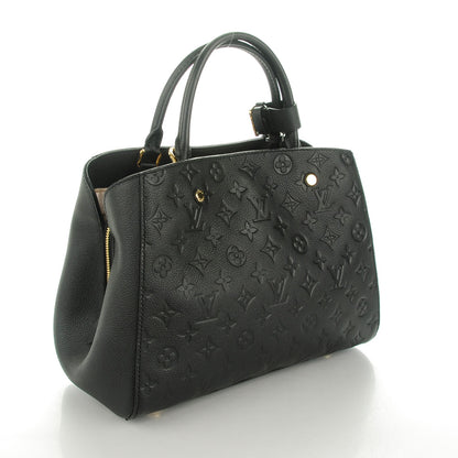 Louis Vuitton Empreinte Montaigne MM Black 3 of 8