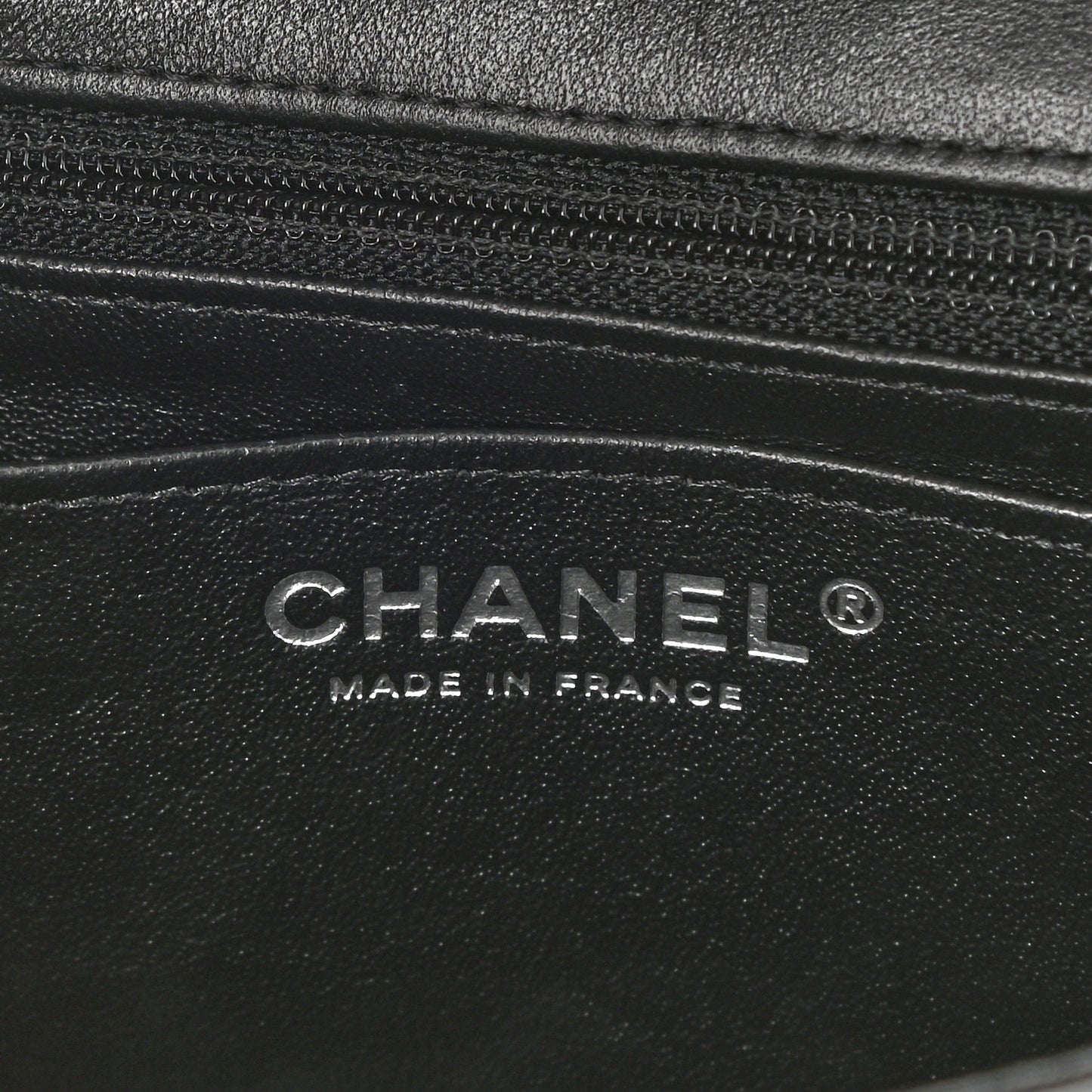 Lambskin Quilted Mini Rectangular Flap So Black