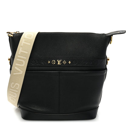 Louis Vuitton Calfskin Cruiser GM Black 1 of 8