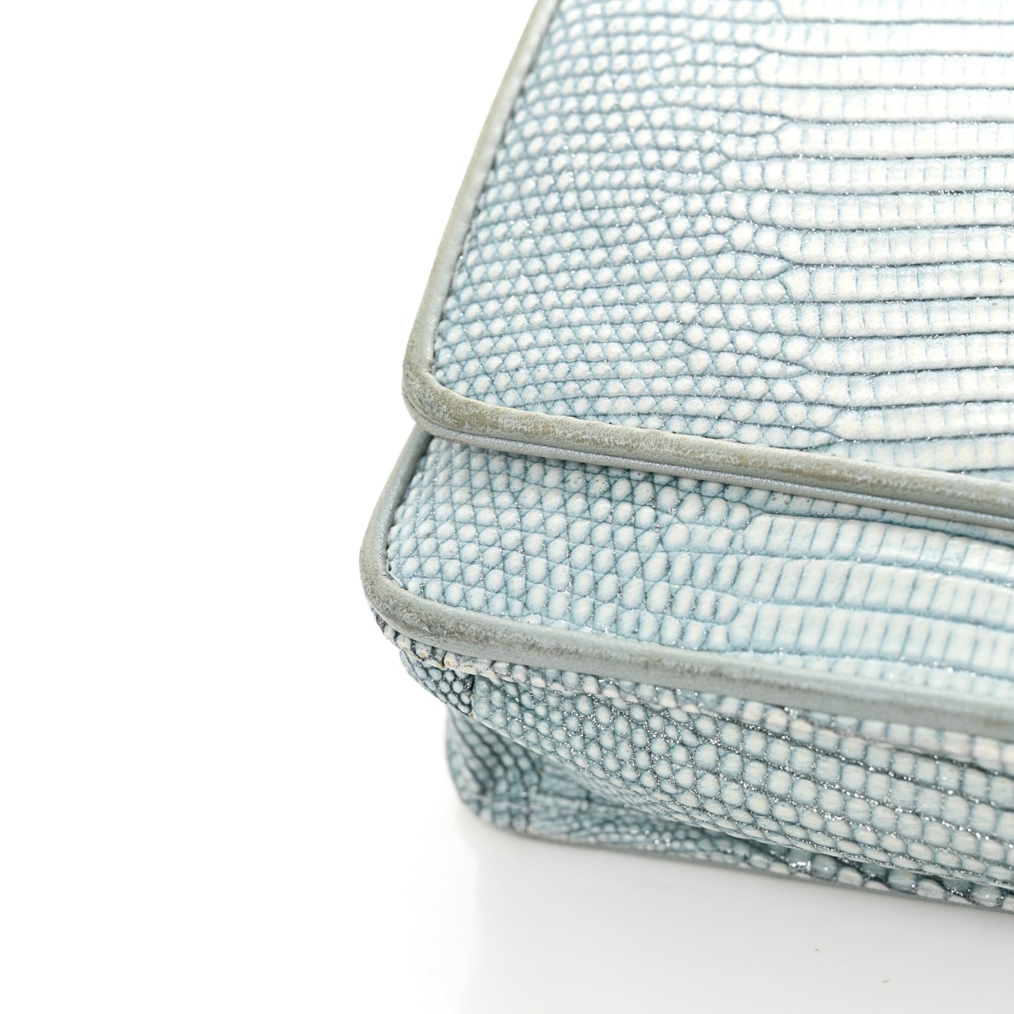 Lizard Wallet on Chain WOC Light Grey