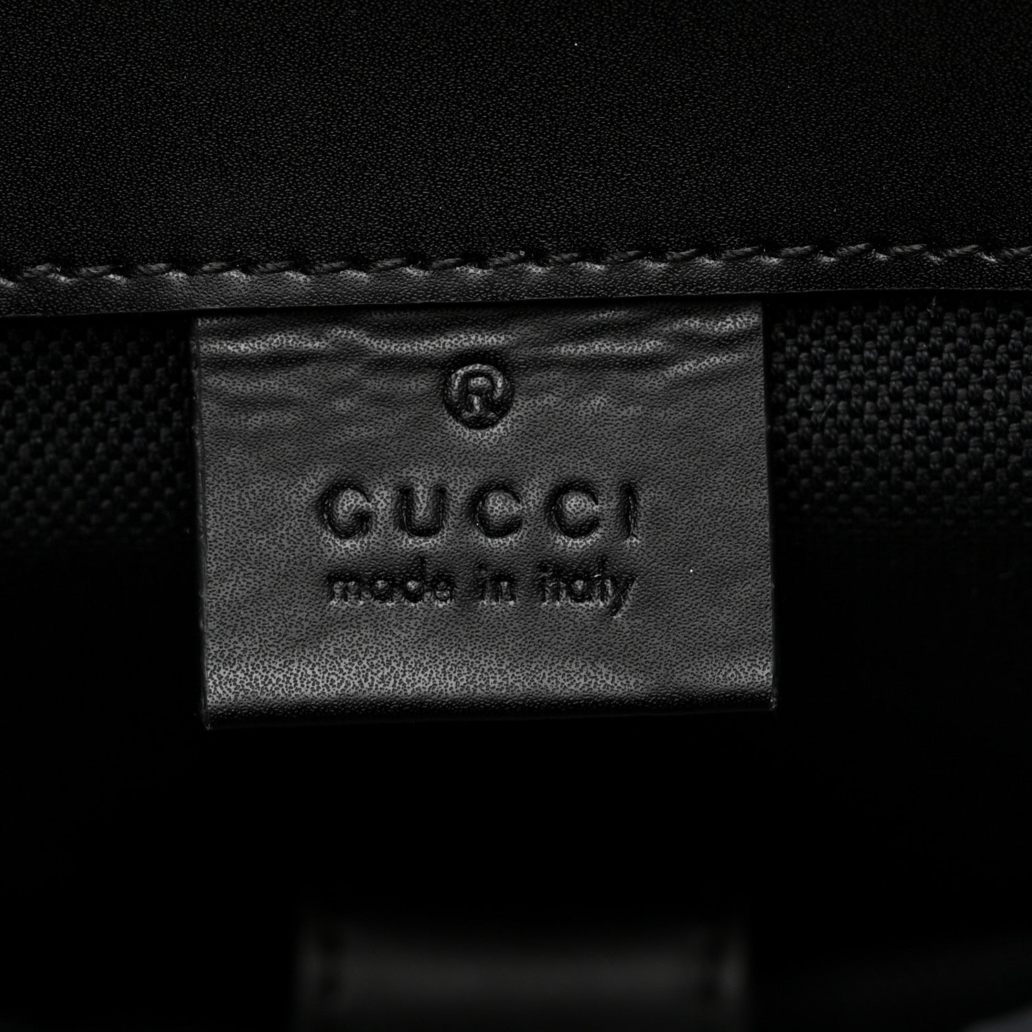Gucci Soft GG Supreme Monogram Calfskin Web Double Buckle Backpack Black 6 of 10