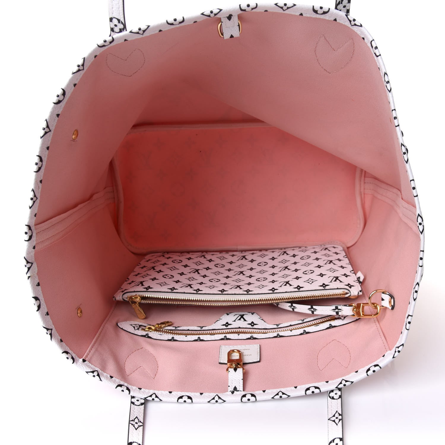 Louis Vuitton Monogram Giant Neverfull MM Rouge 5 of 11