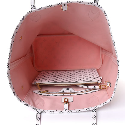Louis Vuitton Monogram Giant Neverfull MM Rouge 5 of 11