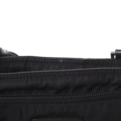 Prada Nylon Flat Messenger Bag Black 11 of 11