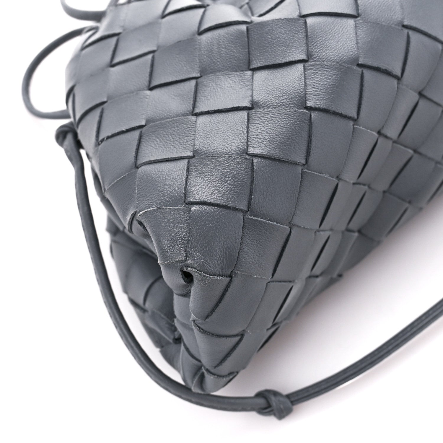 Bottega Veneta Nappa Intrecciato The Mini Pouch Thunder 10 of 11