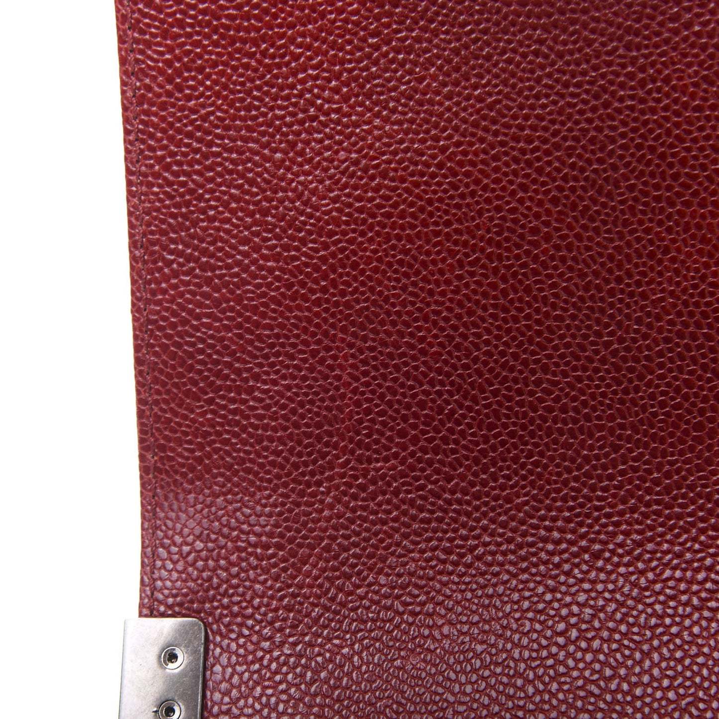 Caviar Quilted New Medium Boy Flap Dark Red
