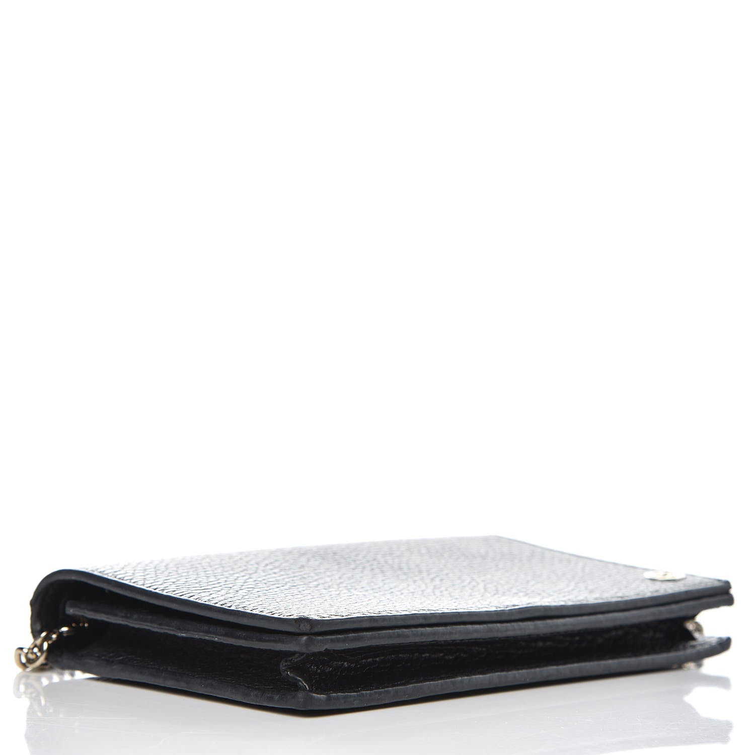 Gucci Dollar Calfskin Medium Betty Chain Wallet Black 4 of 11