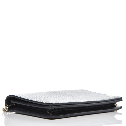Gucci Dollar Calfskin Medium Betty Chain Wallet Black 4 of 11