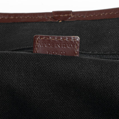 Burberry Haymarket Check Buckle Satchel 7 of 7