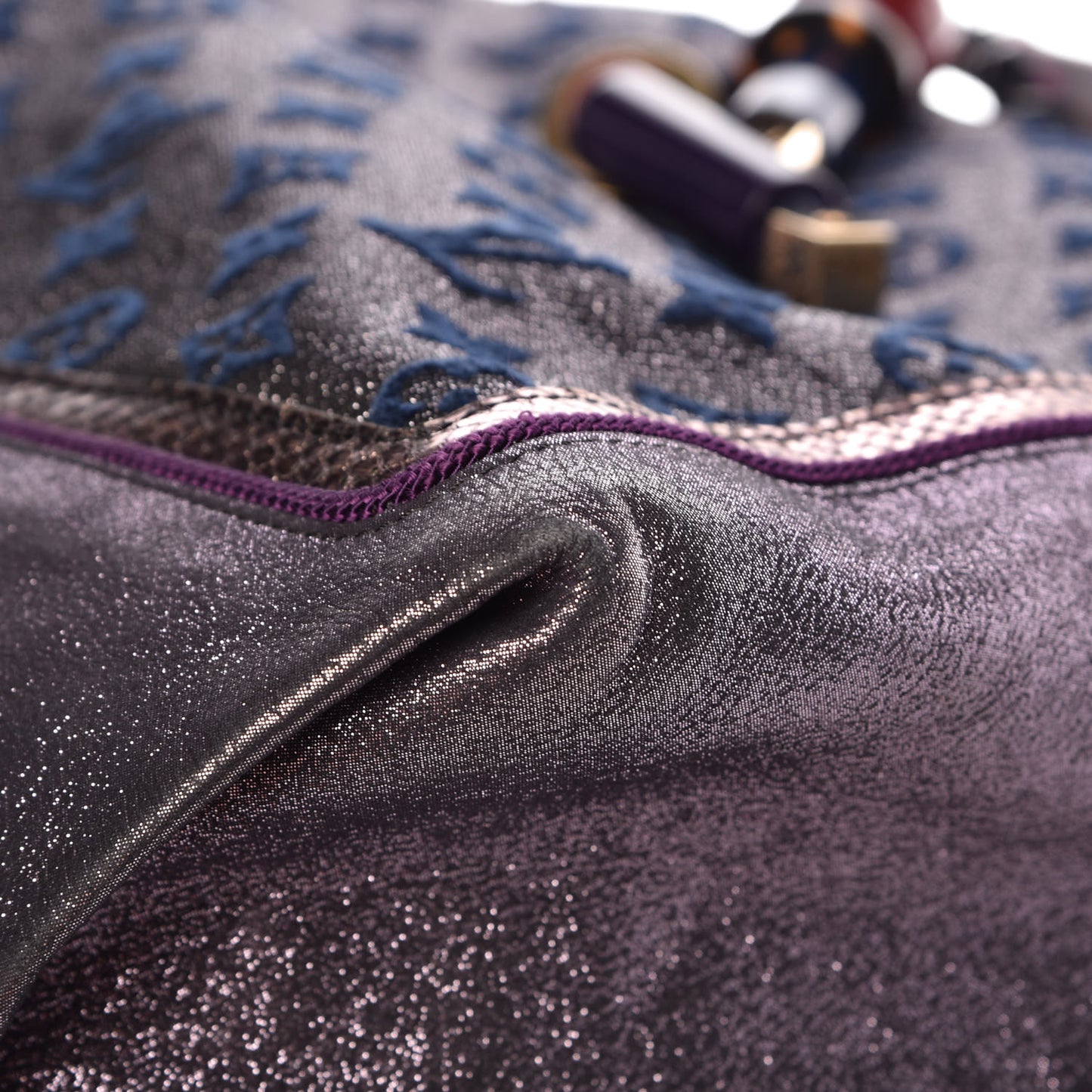 Monogram Lurex Bluebird