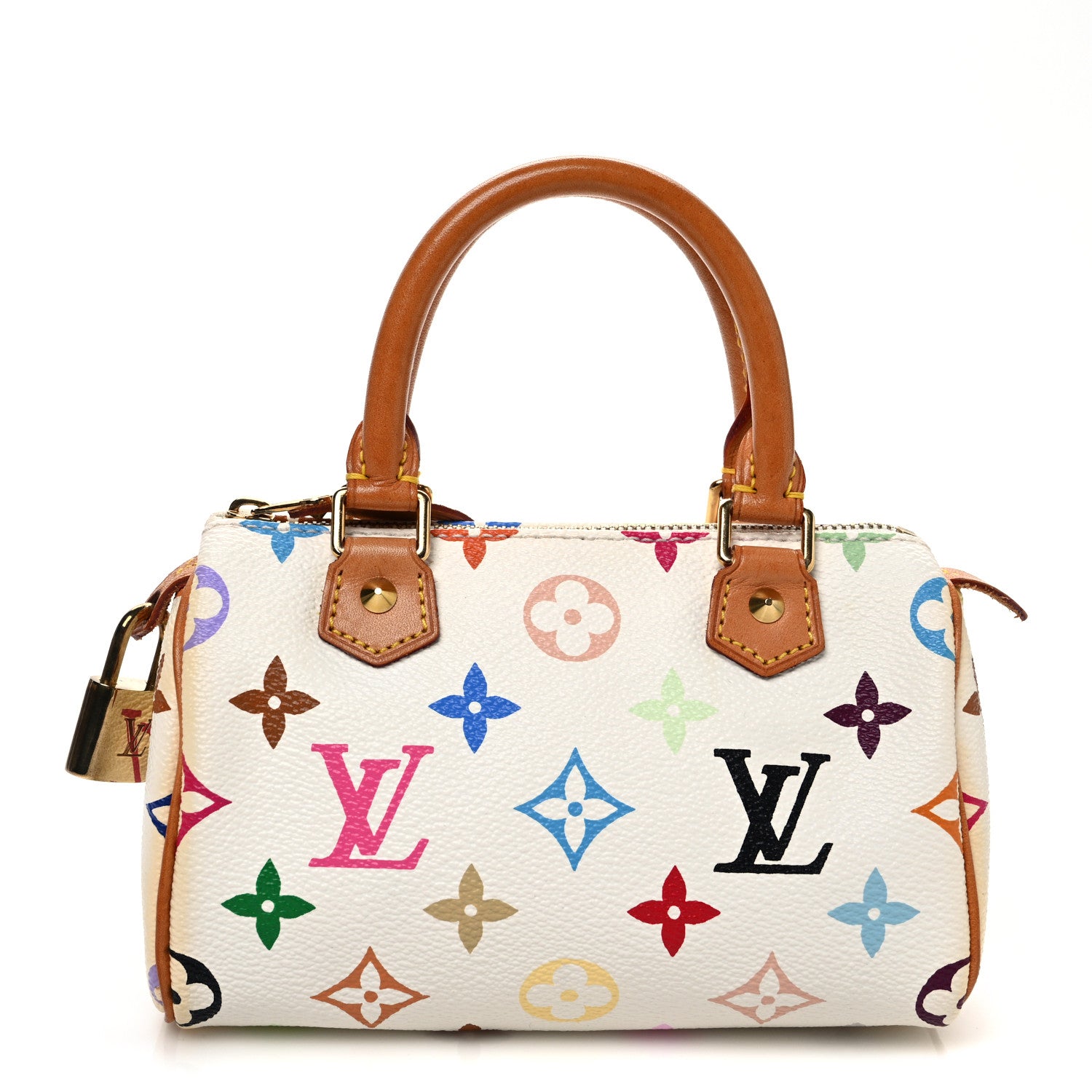 Louis Vuitton Monogram Multicolor Mini Sac HL Speedy White 1 of 11