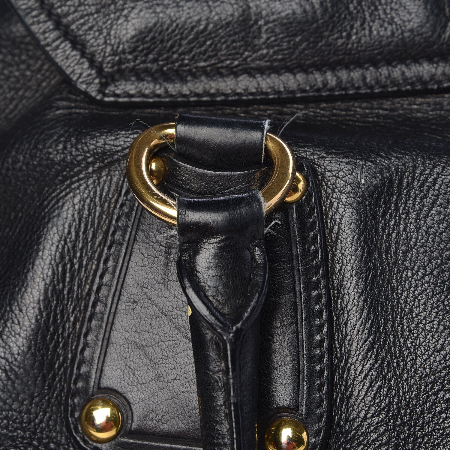 Prada Cervo Shine Shoulder Bag Black 12 of 18