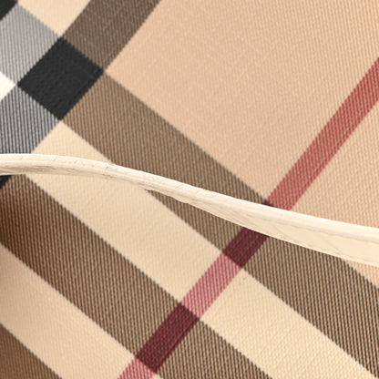 Burberry Nova Check Large Nickie Tote White 12 of 16