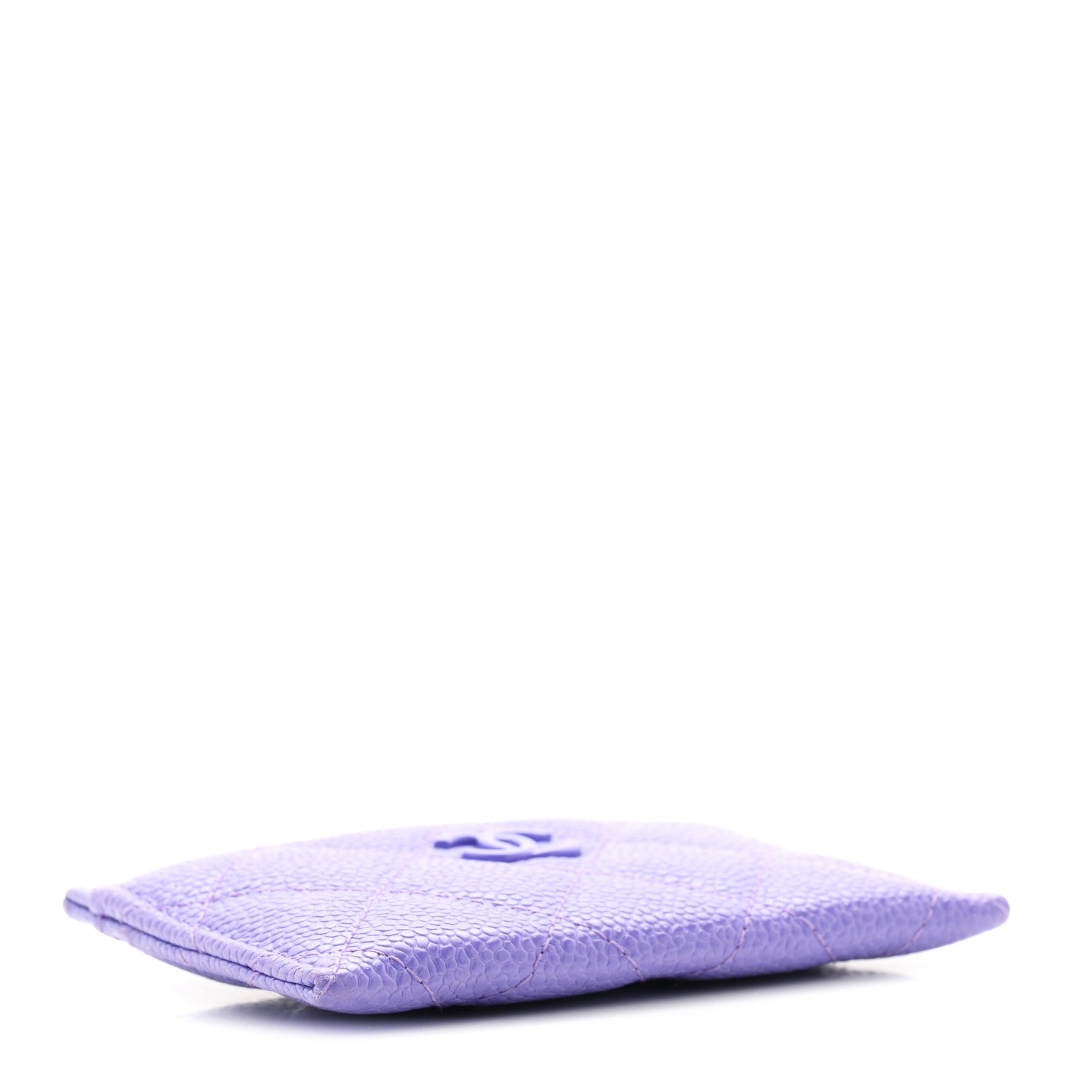 Chanel Caviar Quilted Incognito Card Holder Purple 4 of 9