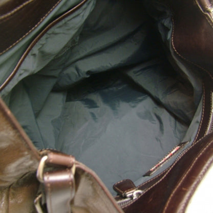FASHIONPHILE MarniLeatherBalloonMessengerBrown 9 of 12