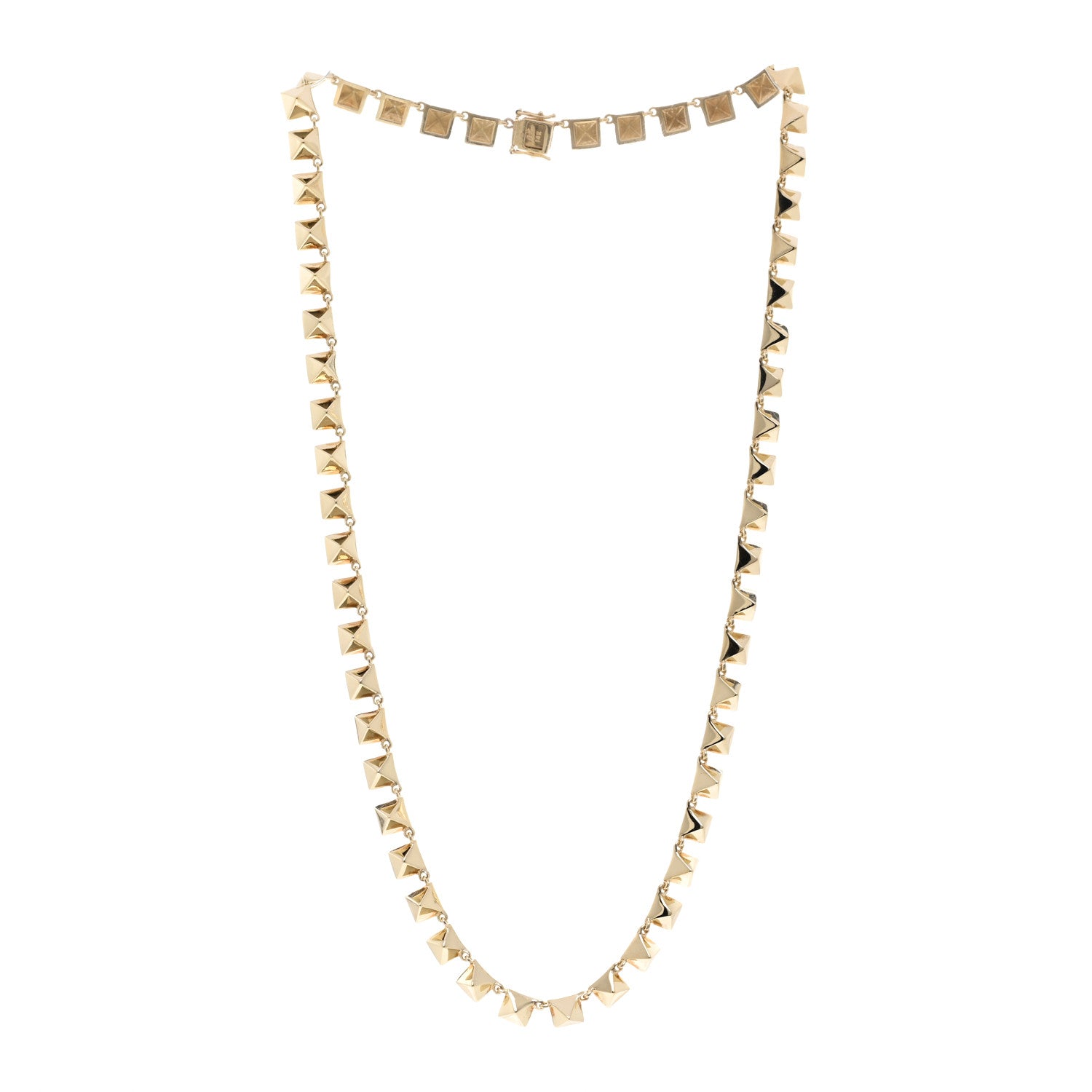Anita Ko 14K Yellow Gold Eternity Spike Necklace 3 of 5