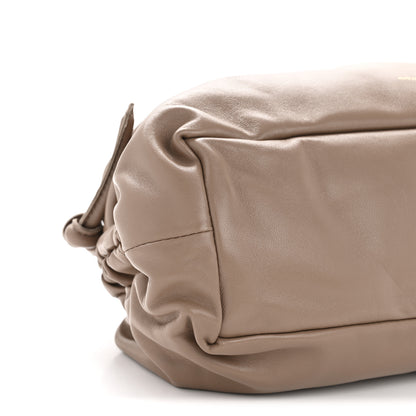 Mansur Gavriel Lambskin Cloud Oversized Clutch Biscotto 8 of 11
