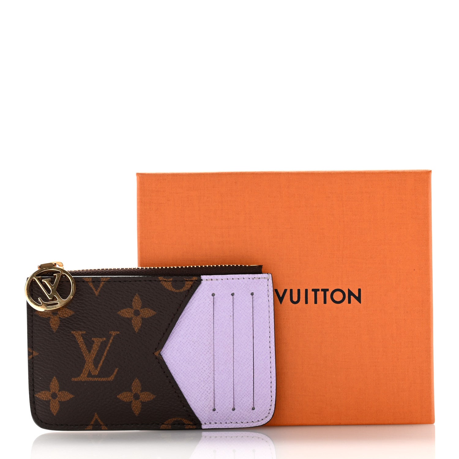 Louis Vuitton Monogram Zipped Romy Card Holder Bubble Tea 7 of 7