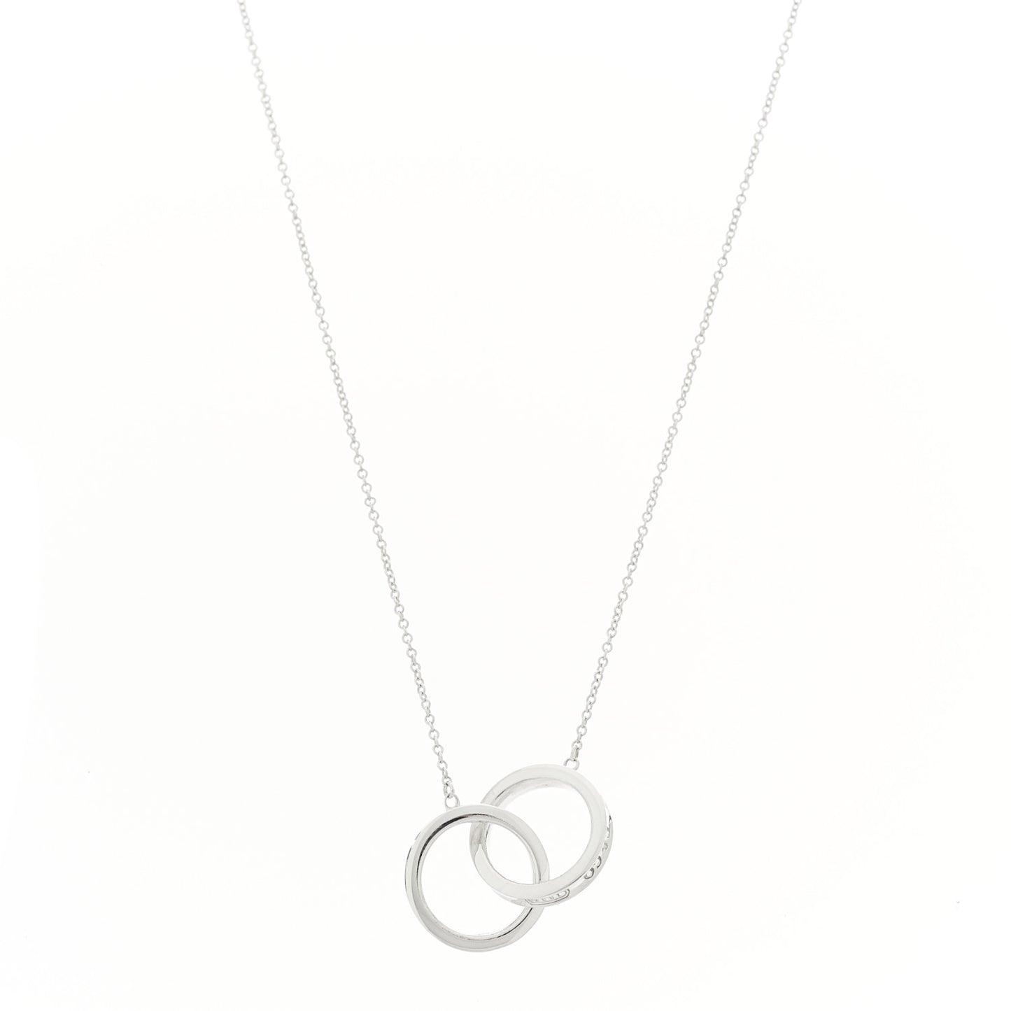 Sterling Silver 1837 Interlocking Circles Pendant Necklace