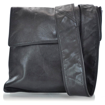 Chanel Lambskin CC Messenger Black 1 of 9