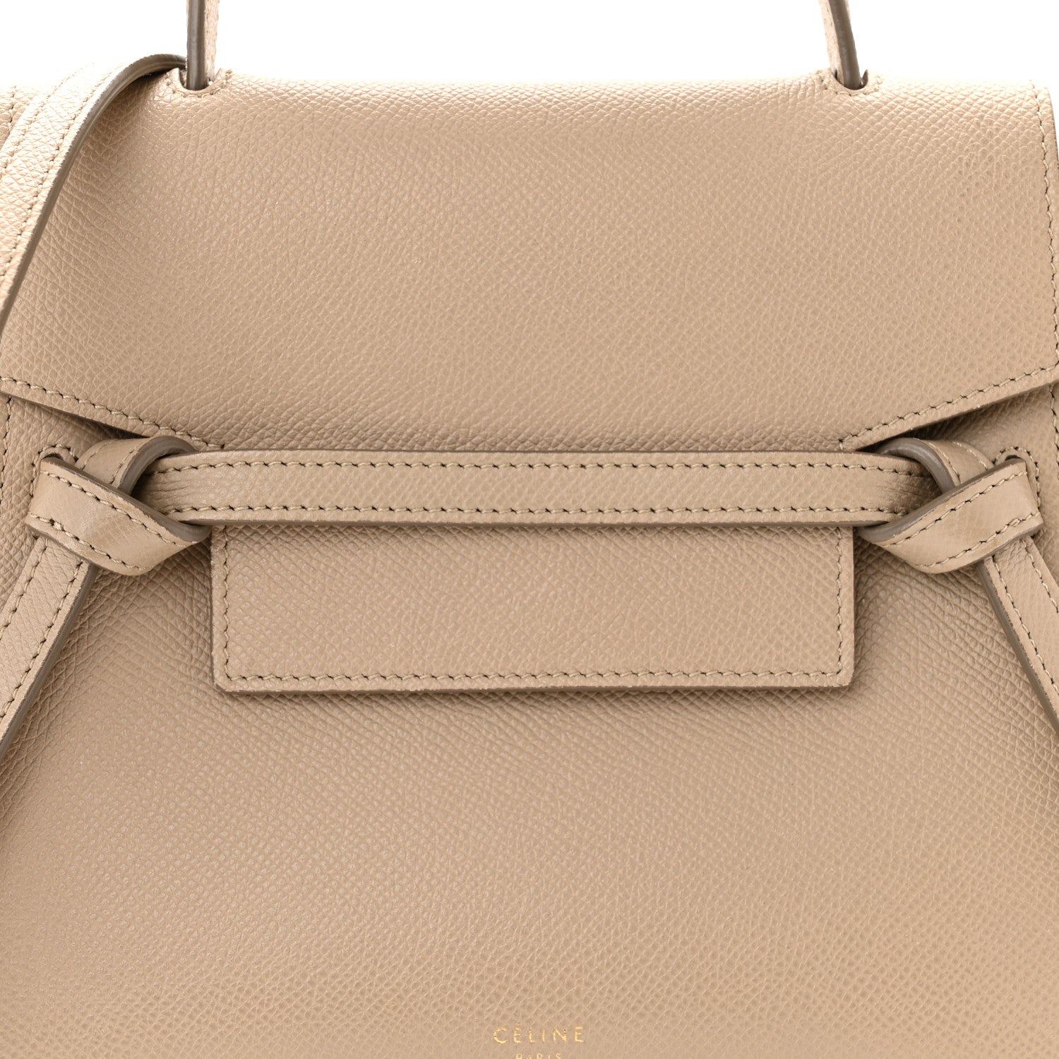 Celine Grained Calfskin Nano Belt Bag Light Taupe 8 of 15
