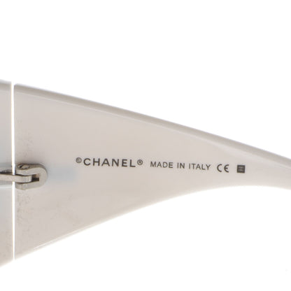 Chanel CC Logo Sunglasses 5086 Black White 5 of 5