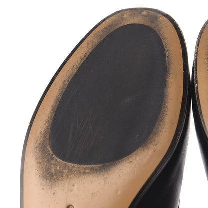 Gucci Calfskin Womens Jordaan Loafers 35.5 Black 9 of 13