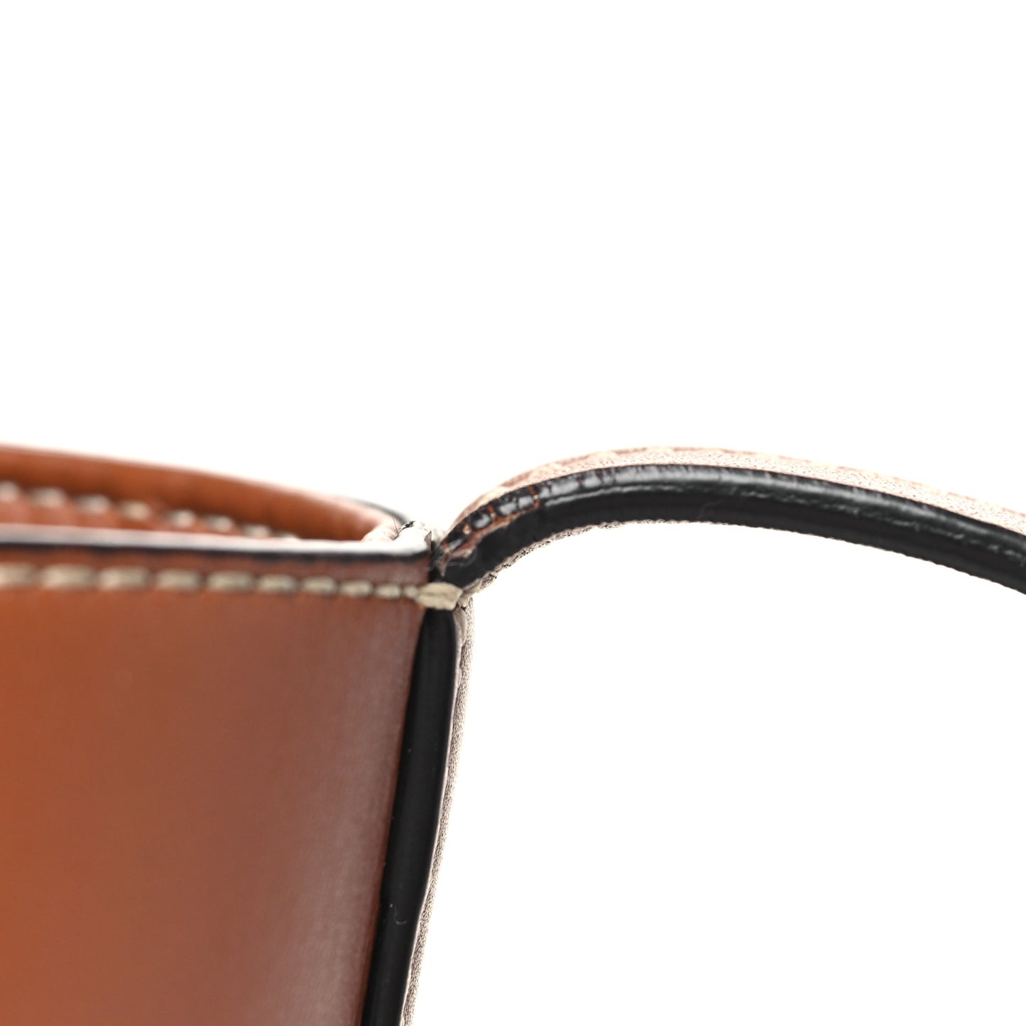 Smooth Calfskin Small Cuir Triomphe Bucket Bag Tan