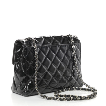 Chanel Patent Quilted Medium Single Flap Black 3 of 10