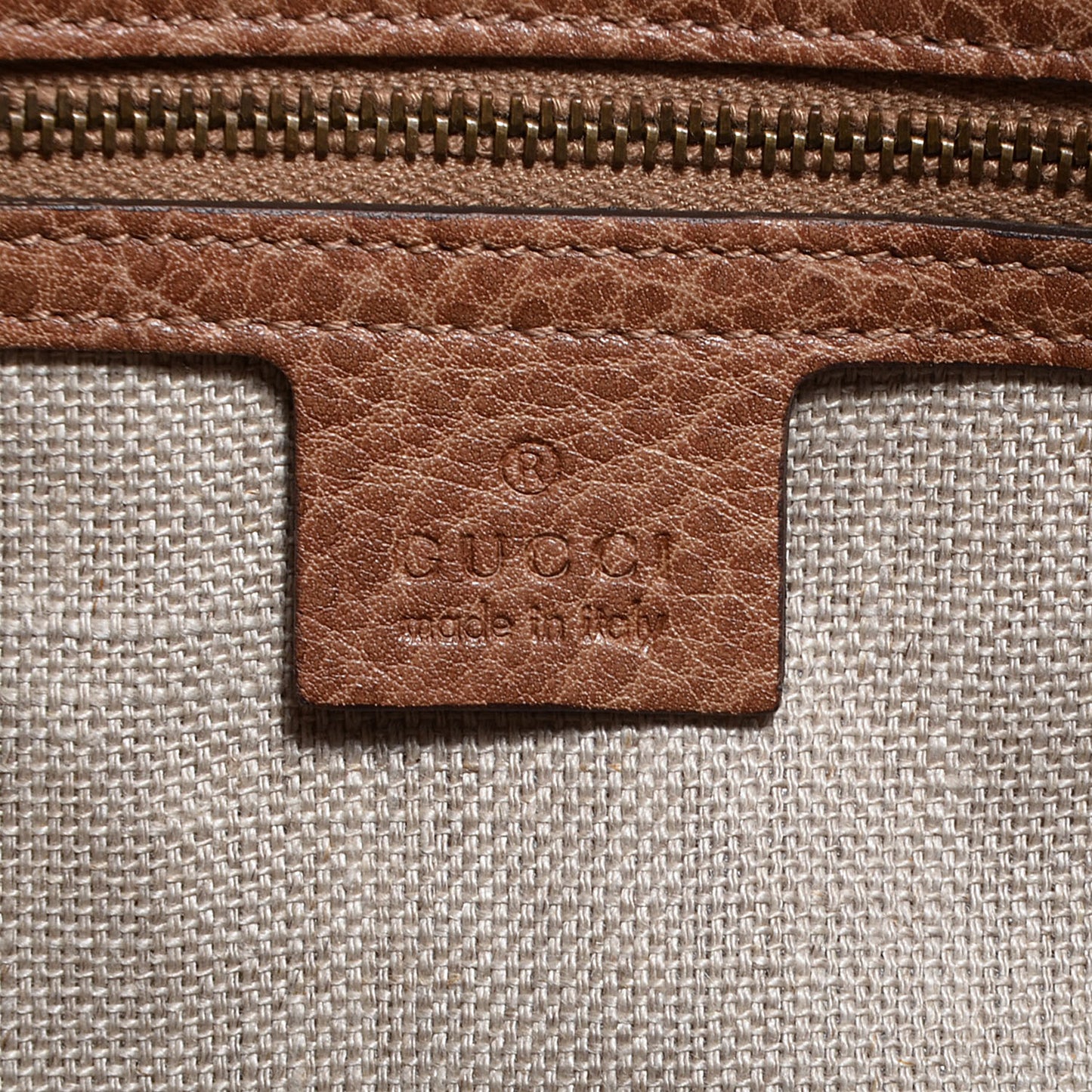 Straw Crocodile Medium Secret Hobo Brown