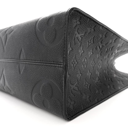 Louis Vuitton Empreinte Monogram Giant Onthego MM Black 9 of 10