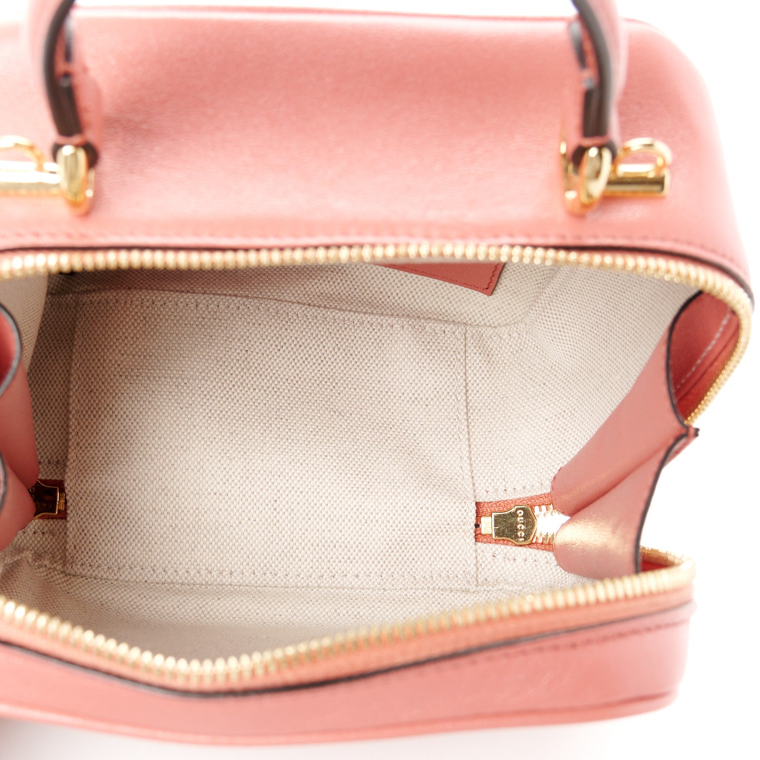 Gucci Sakai Be Green Calfskin Diagonal Stitched Blondie Top Handle Bag Pink 5 of 11