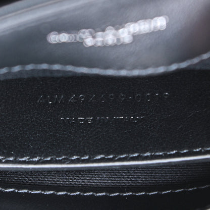 Saint Laurent Calfskin Y Quilted Monogram Small Loulou Chain Satchel Black 10 of 10