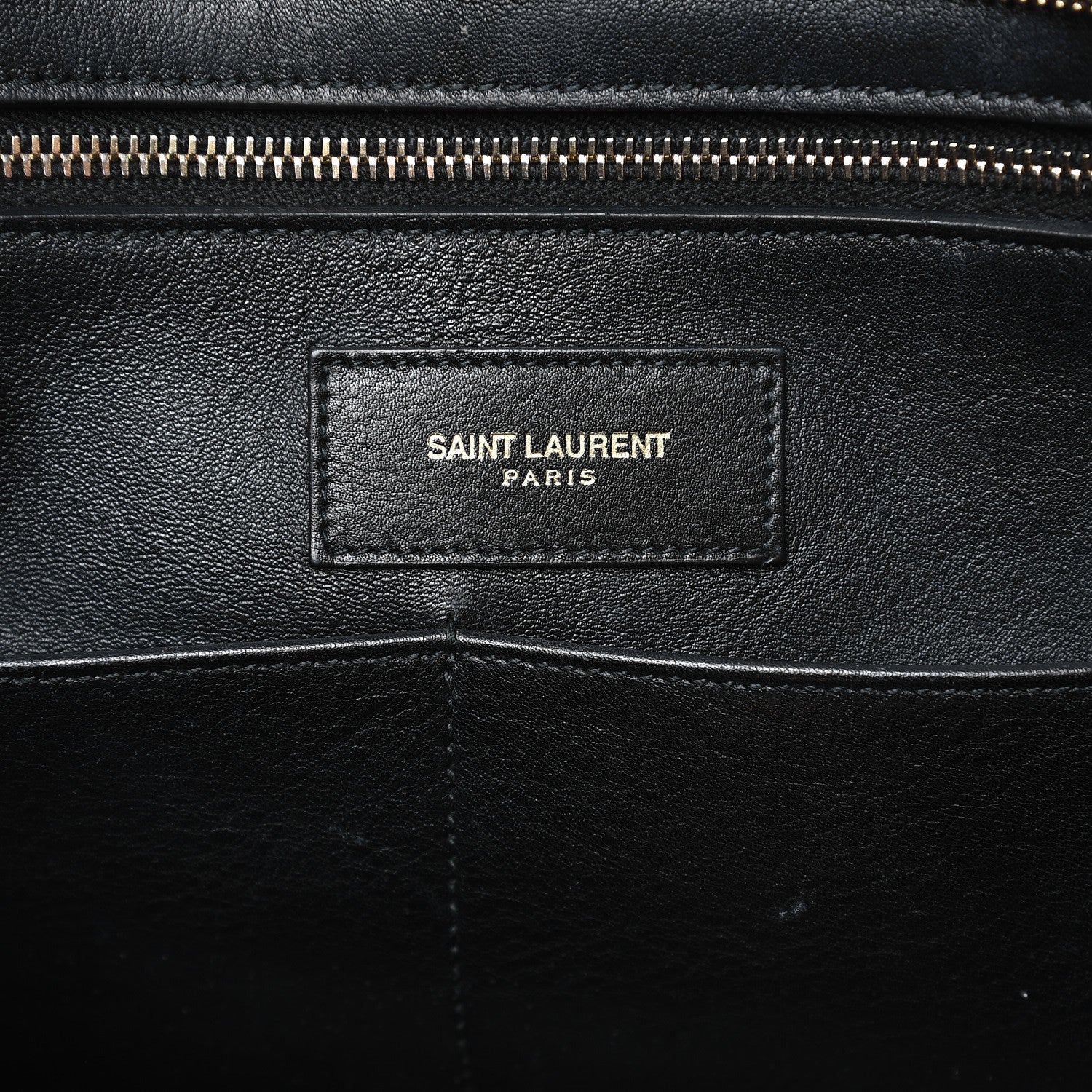 Saint Laurent Calfskin Medium Classic Y Cabas Black 6 of 9