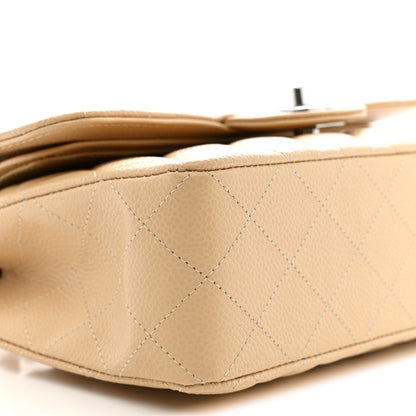 Chanel Caviar Quilted Small Double Flap Beige 9 of 10
