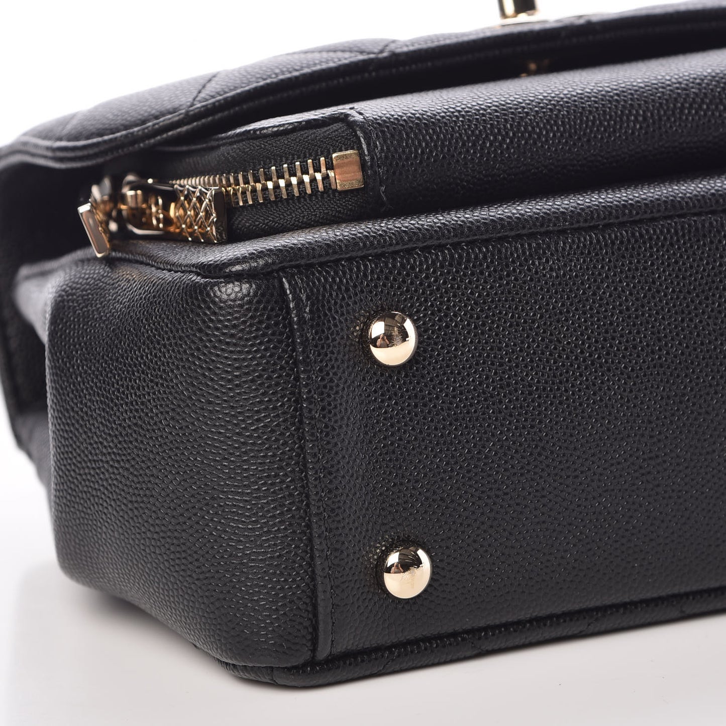 Caviar Quilted Small Business Affinity Flap Black