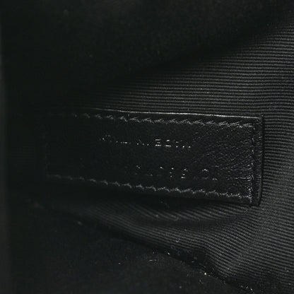 Saint Laurent Grain De Poudre Uptown Pouch Black 8 of 9