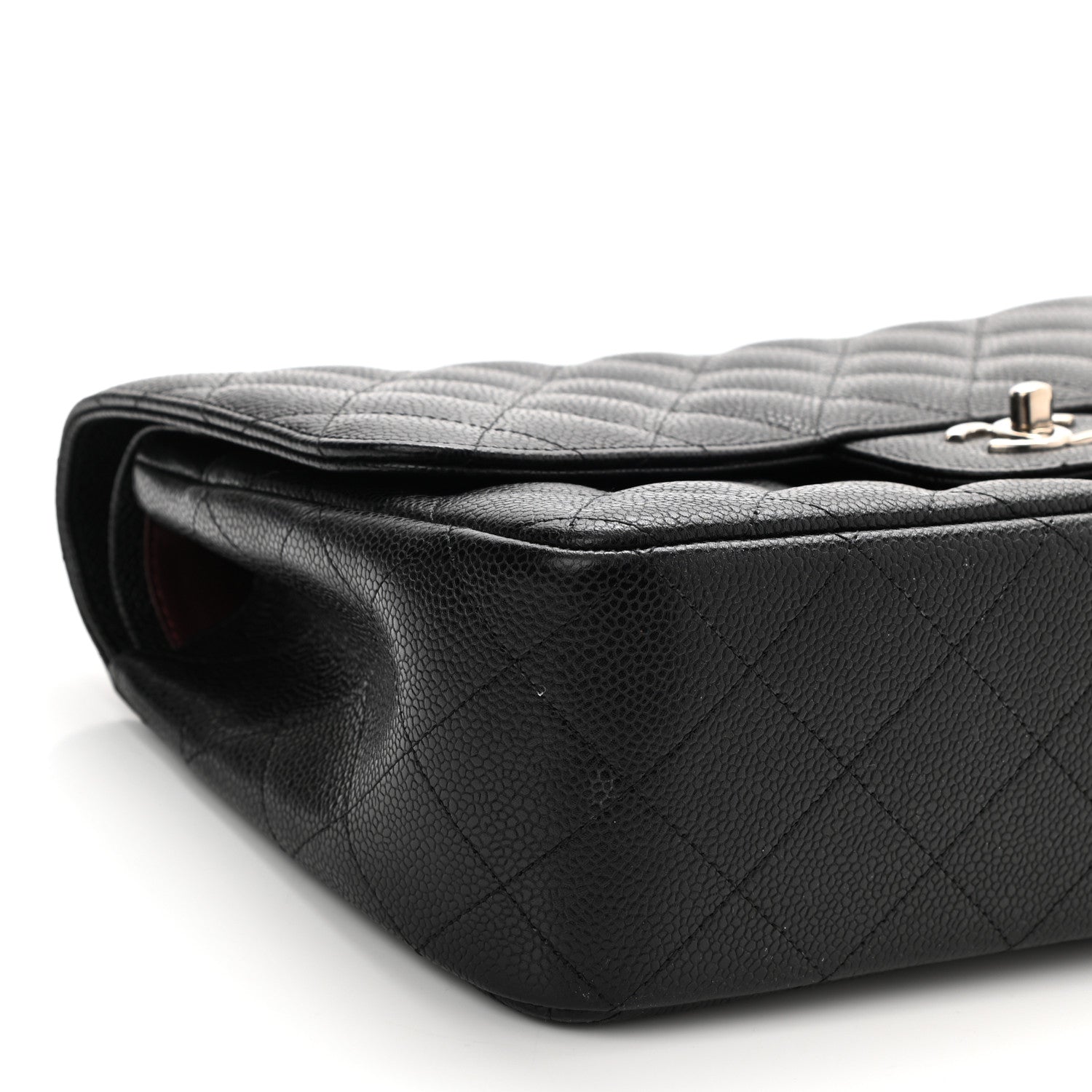 Chanel Caviar Quilted Jumbo Double Flap Black 9 of 11