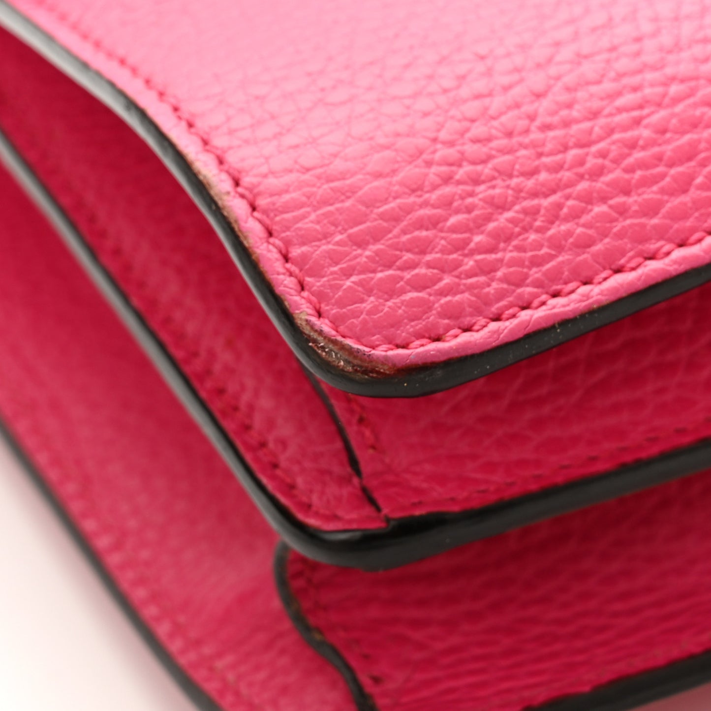 Dollar Calfskin Small Dionysus Shoulder Bag Box Pink