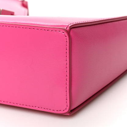 Givenchy Box Calfskin Mini Cut Out Shoulder Bag Neon Pink 10 of 11