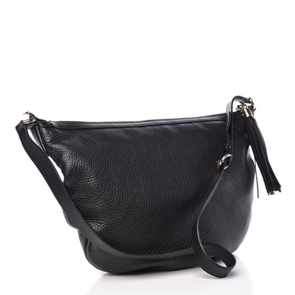 Gucci Pebbled Calfskin Medium Soho Hobo Black 3 of 11