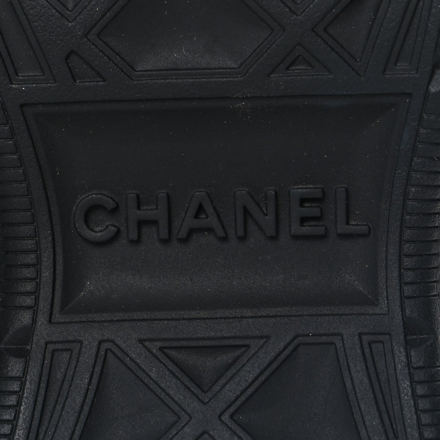 Nylon Suede Calfskin CC Sneakers 35.5 Green