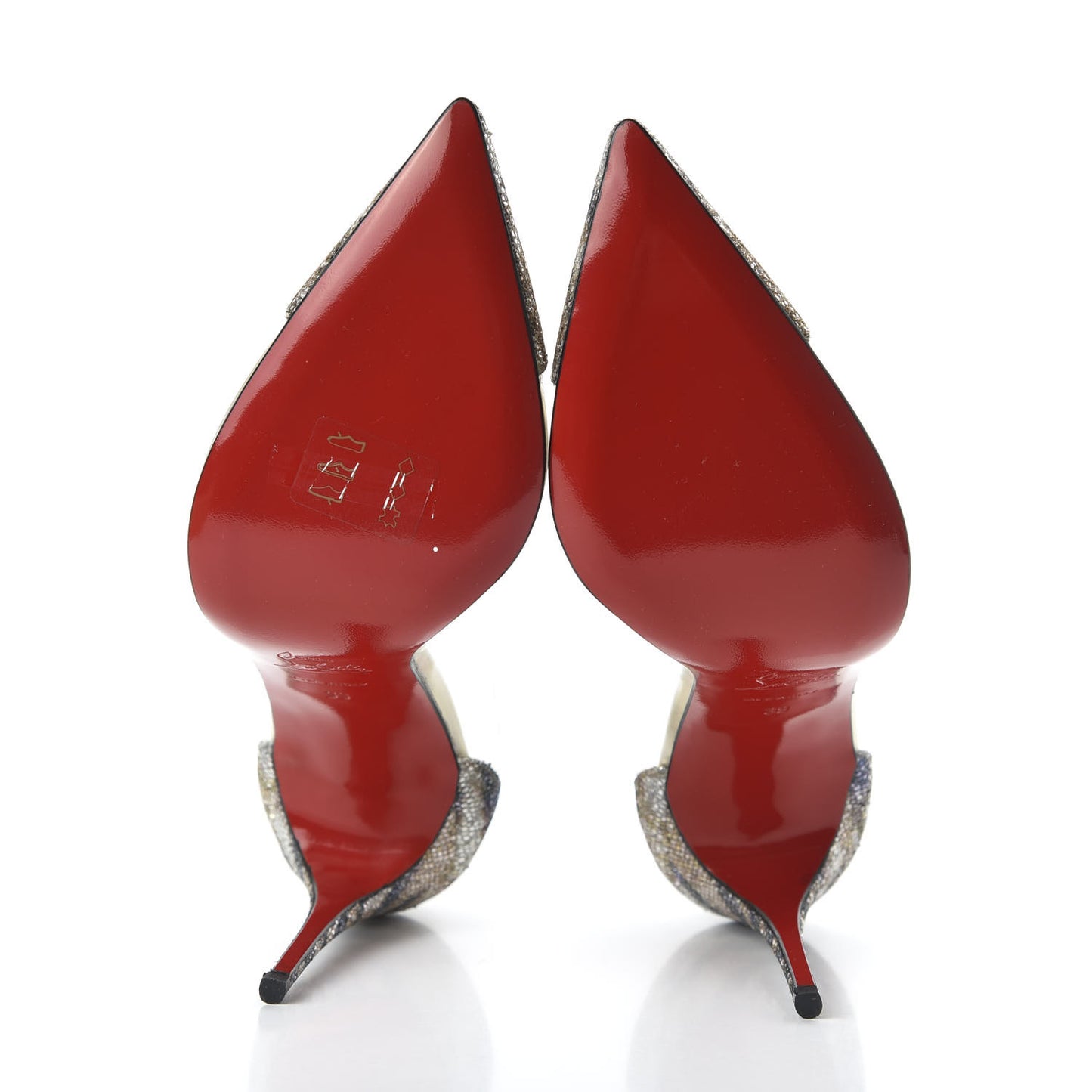 Debout Glitter Sirene 100 Pumps 39 Gold Transparent