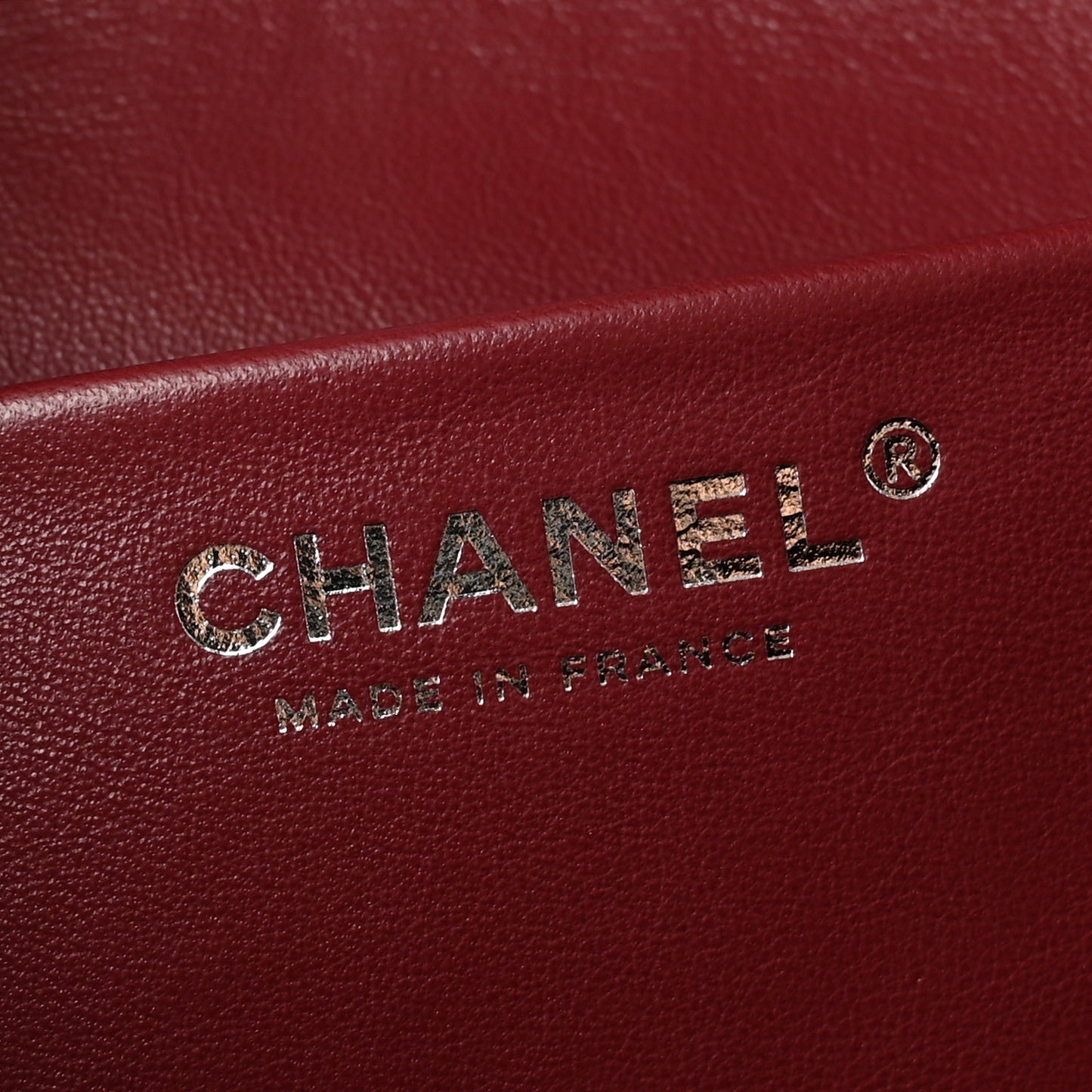 Grained Calfskin Small Souplissimo Maxi Flap Burgundy