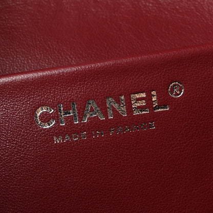 Chanel Grained Calfskin Small Souplissimo Maxi Flap Burgundy 6 of 10
