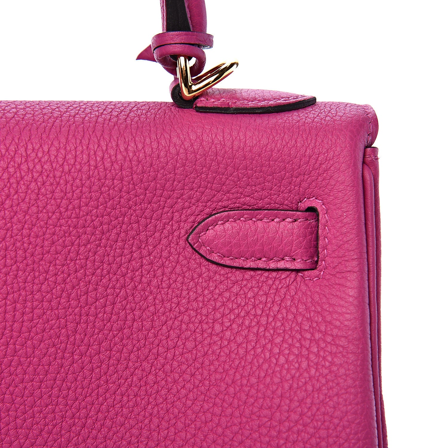 Hermes Togo Kelly Retourne 25 Rose Pourpre 21 of 30