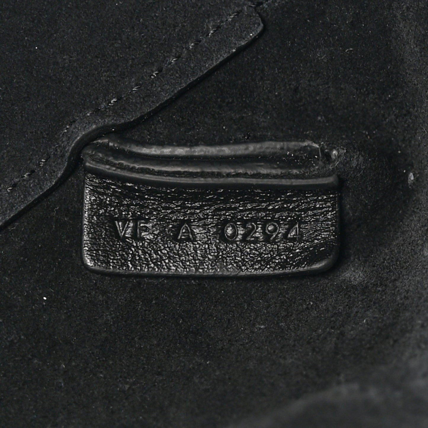 Creased Patent Calfskin Pumpkin Bag Black